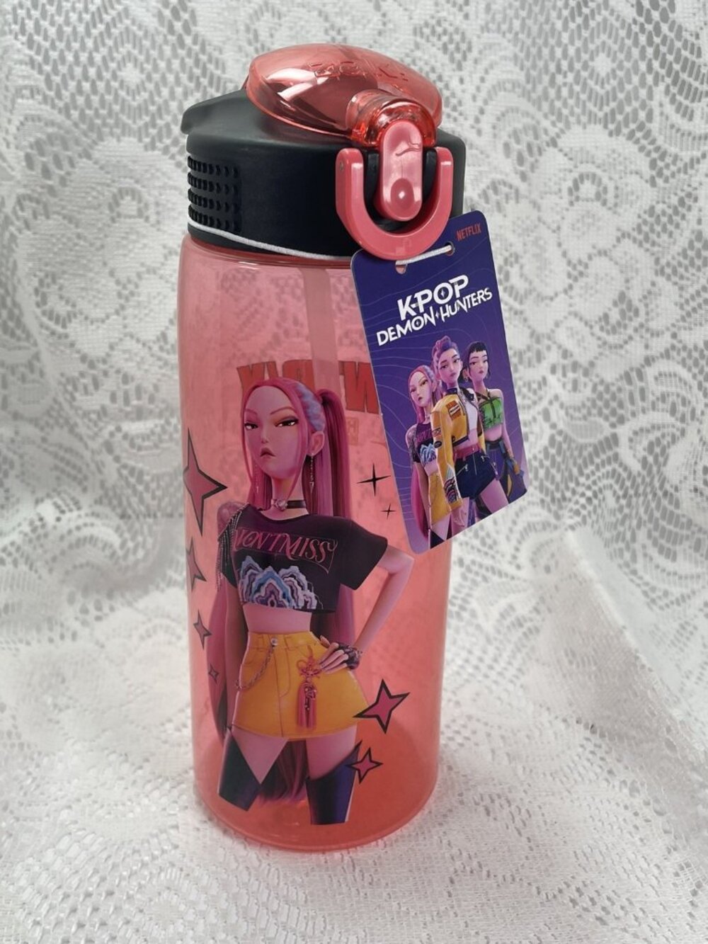 Zak Designs Red Mira 25oz Park Bottle with Leak-Proof Lid